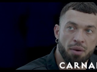 Big dick Mafia stud Nik Fros facefucks hot twink sub