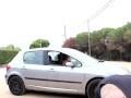 Nudist driver takes me when i was hitchhiking. Outdoor Sex
