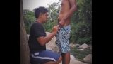 Indian gay fucking in the river