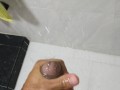 Paja rápida en la ducha con lechita al final