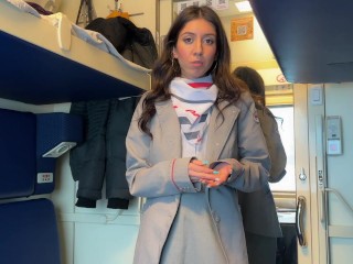 Train Conductor Caught Passenger Jerking Off, But Wasn’t Confused and Jumped on His Cock