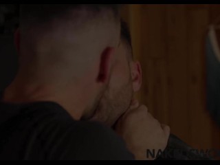 NAKEDSWORD Beau Butler Visits Liam Hunt For Barebacking Session