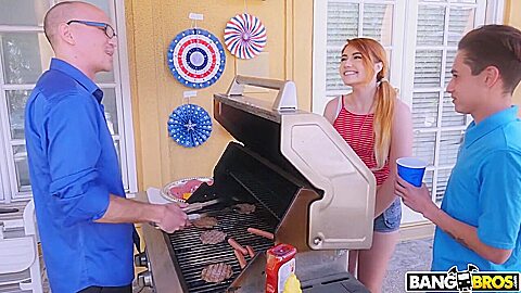 Awesome 4th Of July Threesome – Monique Alexander And Adria Rae