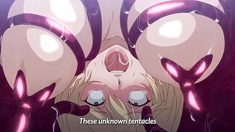 The women are stripped naked by tentacles and penetrated into all of their holes, resulting in creampies.