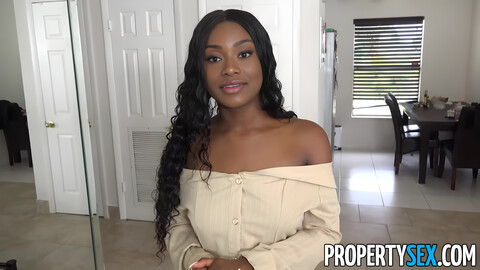 Real Estate Agent, Kandie Monaee And Tony Rubino In Impressive Tony And Kandies Ebony Trailer