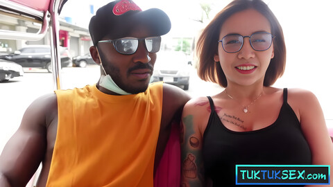 Busty Thai Milf Picked Up For A Dirty Interracial Threesome With Thai Busty